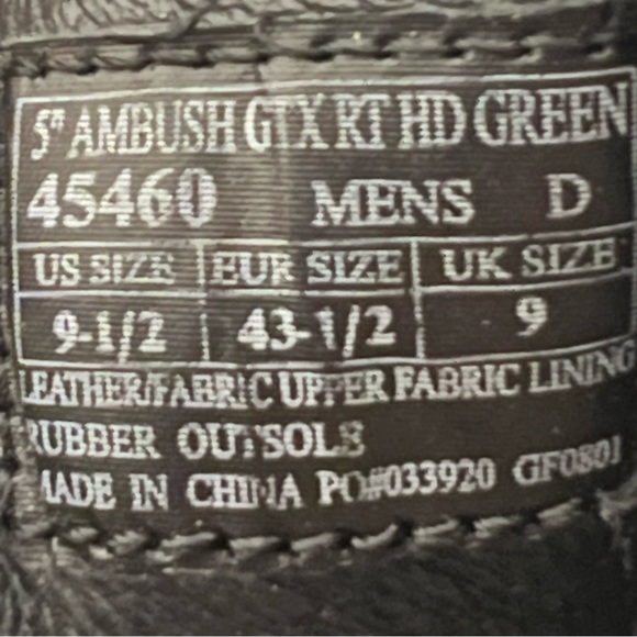 Danner boots camouflage green tree realistic camo hunting fishing outdoors hike - Picture 14 of 15